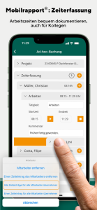 Zeiterfassung/Mobilrapport in Edison
